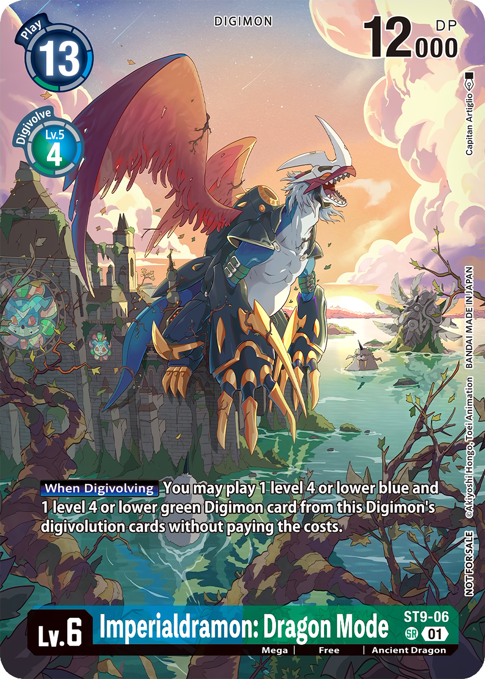 digimon imperialdramon card Imperialdramon: Fighter Mode Ace [BT16-027] (Textured) [Beginning Obse main image 0