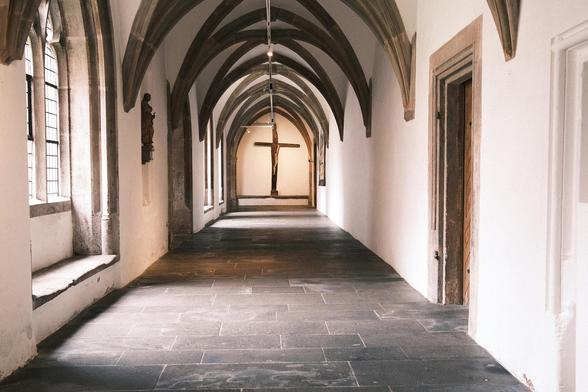 Part of the cloister of the monastery complex.