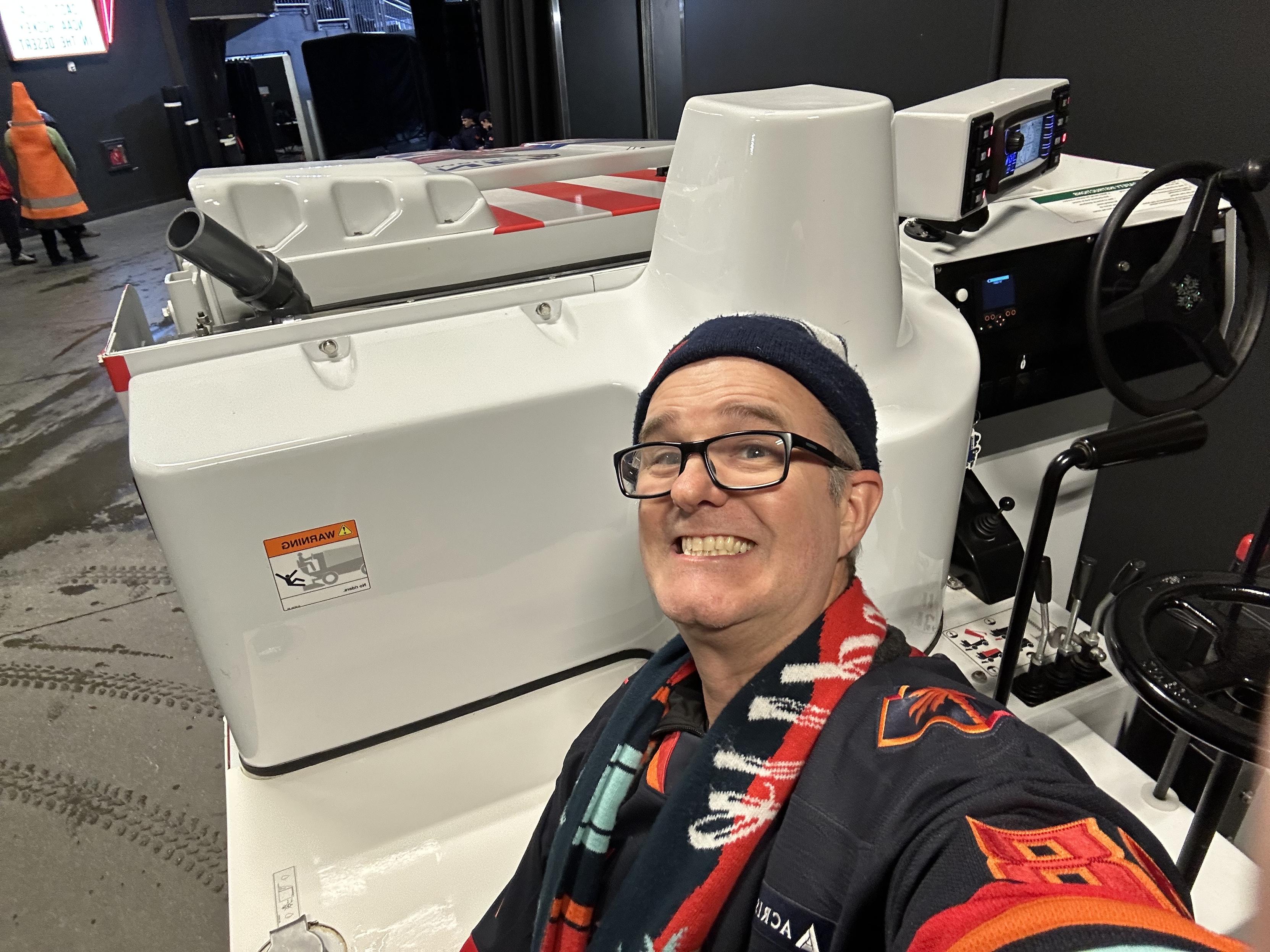 Me on a Zamboni!