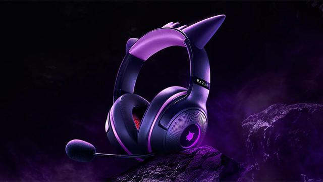 Razer | Pokémon Collection Kraken Kitty V2 Gaming Headset - Gengar Edition