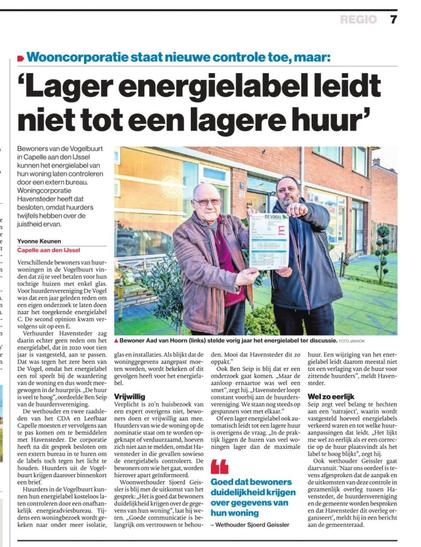 image of article Algemeen Dagblad posted on FB