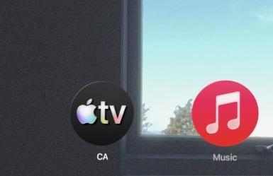 A close up of the Vision Pro Apple TV icon which has the name CA the country code for Canada 