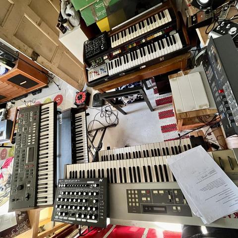  Jörgen Gustafsson's studio - full of synths.