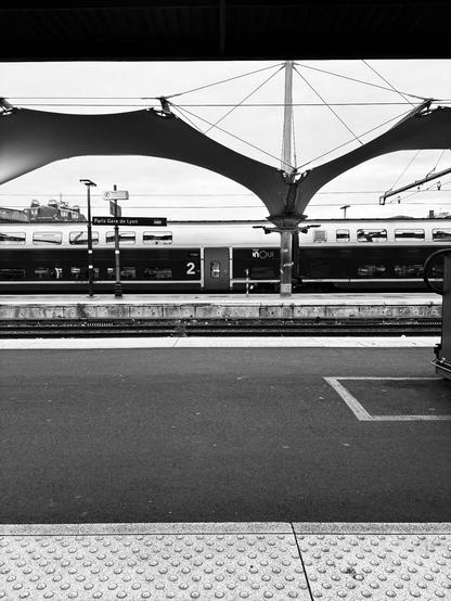 Paris gare de Lyon hall 2 voie 15