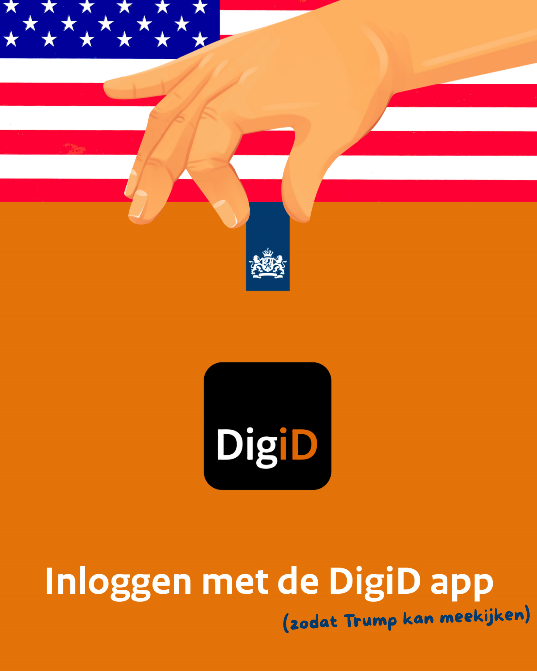 Stop de Amerikaanse overname DigiD!