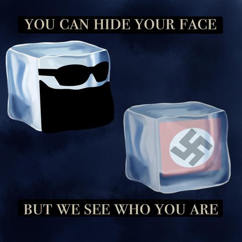 You can hide your face but what you’re doing is very clear