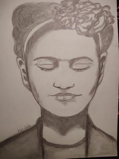 Some version of Frida Kahlo.