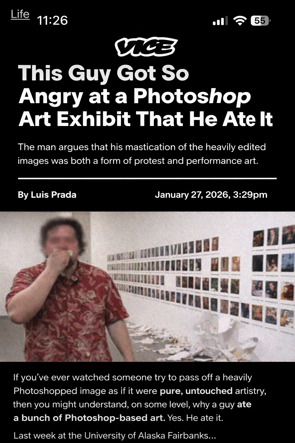 Posted media