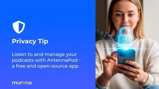 A woman holding a smartphone smiling