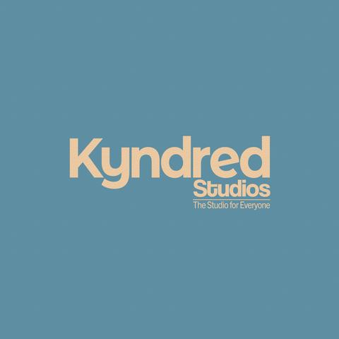 Kyndred Studios Logo with Tag - Kyndred Studios. The Studio For Everyone.