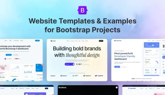 website templates & examples for bootstrap projects