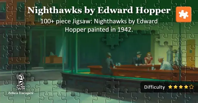 🌃 Nighthawks by Edward Hopper