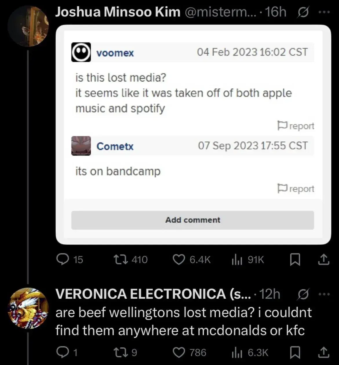 Posted media