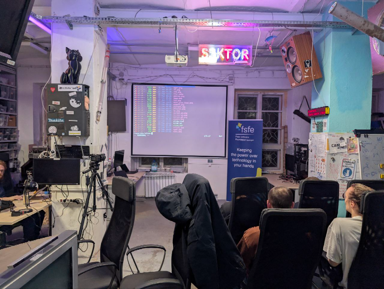 Photo from Warsaw Hackerspace during ILFSD2026