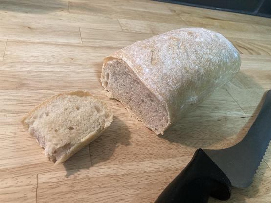 A small loaf of bread.