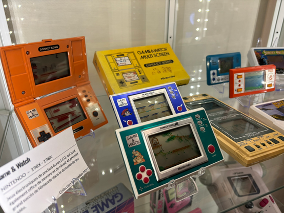 Les Games & Watch Donkey Kong, Manhole et Donkey Junior. Mais aussi Penguin Land de Bandai.