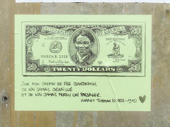20$, Harriet Tubman