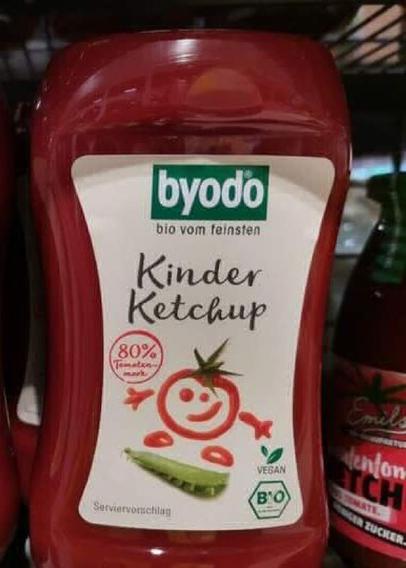 Eine Flasche Kinderketchup 