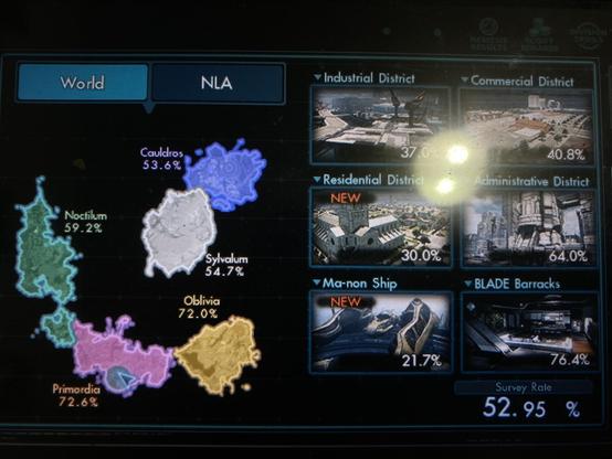 You need 65% survey rate in Cauldros to get a character in XCX in the Wii U version I did not get that much and thus never got the character there…