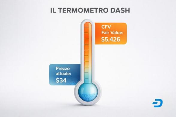 🌡 Il Termometro CFV non mente.
Il mercato vede $34.
I fondamentali misurano $5.426.
Non è magia. È matematica.
Adoption, transazioni, developer, network power - parametri oggettivi, non emozioni.
La differenza tra prezzo e valore esiste in ogni mercato. Chi la riconosce prima degli altri, la chiama opportunità.
Gli altri la chiamano fortuna - dopo.
📊 Formula: Crypto Fair Value (@DigitalGoldTalk), #CFV -> #DashTo5000
#CryptoFairValue #DigitalGold #Dash #BuiltToLast #Crypto #DAO #Privacy #Freedom #Trustless #Sovereignty #Web3 #Fundamentals
https://x.com/ItaliaDash/status/2025150535142109279?s=20