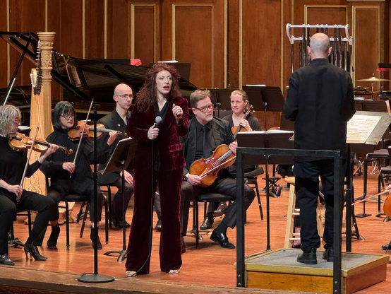 Soprano Julia Mintzer sings the title role in William Bolcom’s Medusa. Boston Modern Orchestra Project (BMOP) under Gil Rose.