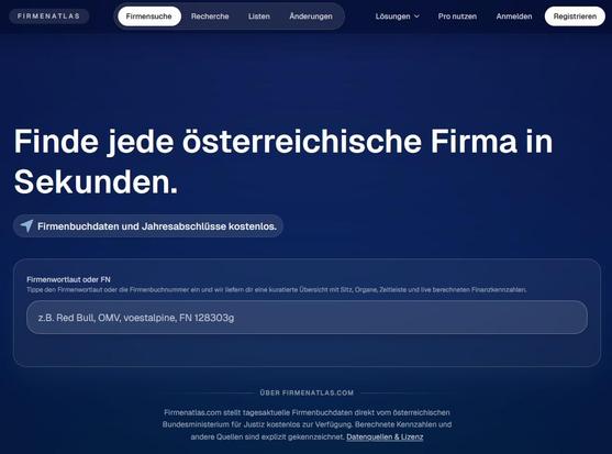 Screenshot Firmenatlas.com