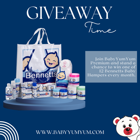 Because every parent deserves a little extra care. ๐ Become a BabyYumYum Premium member and stand a chance to receive a Bennetts Baby Hamper every month in 2026 packed with gentle, trusted baby-care essentials worth R1150. ๐ผโจ ๐ Join here:https://zurl.co/9qNlM Ts & Cs apply! #BYYPremium #BabyYumYum #BennettsForBabies #MonthlyTreat #ParentingRewards #MomLifeSA #BabyCareEssentials #GiveawaySA