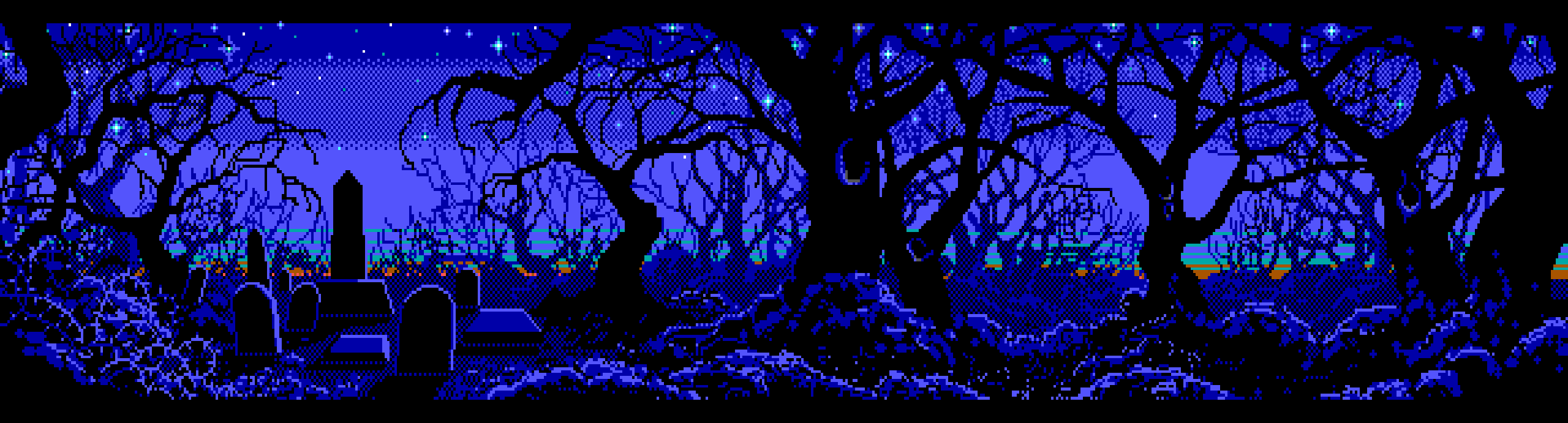 Room 004: Loom Island - Forest and Cemetery