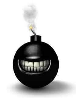 Smiling grenade!