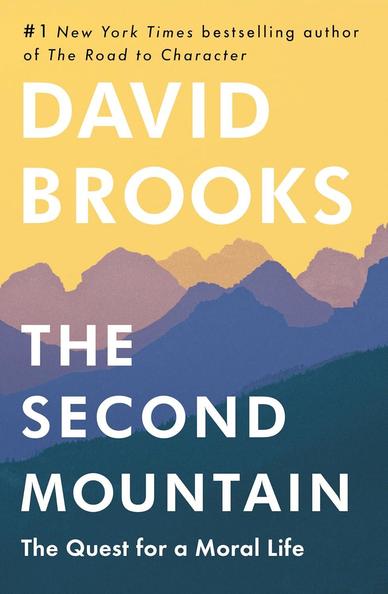 The Secound Mountain book cover - mountains in the background behind the title of the book