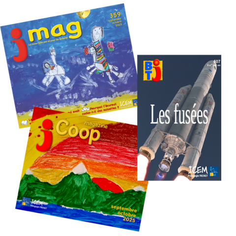 Revues pour enfants ICEM pédagogie Freinet