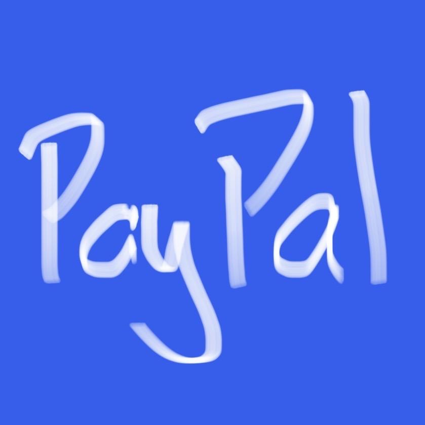 My new PayPal logo. It’s awful, just like the real one.
