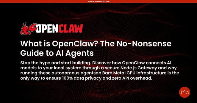 Visual representation of 'What is OpenClaw? The No Nonsense Guide to AI Agents,' highlighting the straightforward guide theme