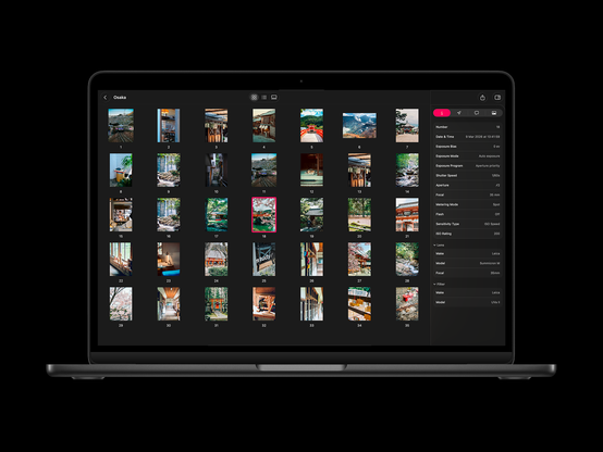 Frames Film Photography EXIF for Mac