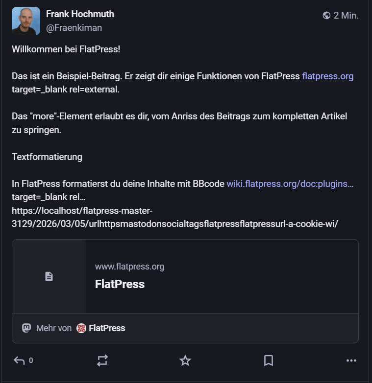 Frank Hochmuth (@Fraenkiman@mastodon.social)