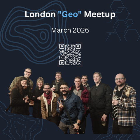 Group picture from the first 'London "Geo" Meetup' on 11th March 2026
