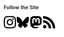 Follow the Site social network icons