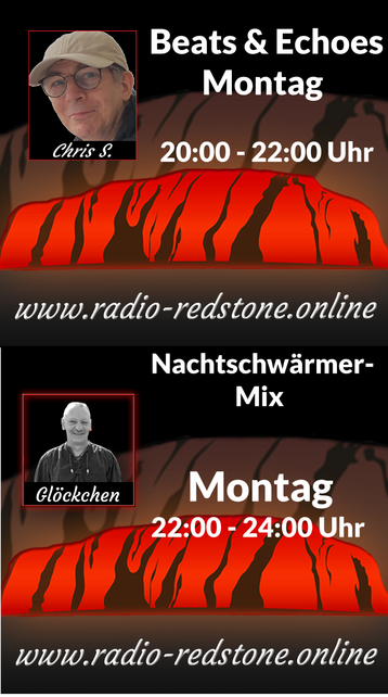 Der Sendeplan für Montag, den 16.03.2026 bei www.radio-redstone.de