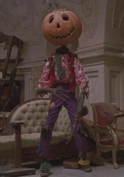 Jack Pumpkinhead: character with a Pumpkinhead and thin stick-like body.
