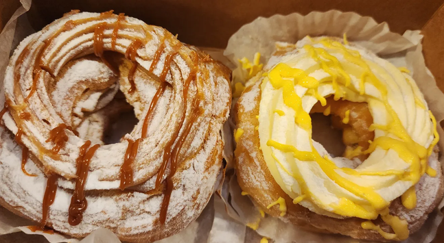Dulce de leche and Limoncello. Photo by Gail Ciampa, ProJo.
https://www.providencejournal.com/story/entertainment/dining/2026/03/10/where-to-get-zeppole-in-ri-during-st-josephs-day-buonos-lasalle-felicias-borrellis-antonios-vesta/89059143007/
