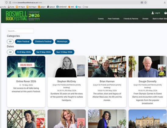Screenshot of https://tickets.boswellbookfestival.co.uk/sales