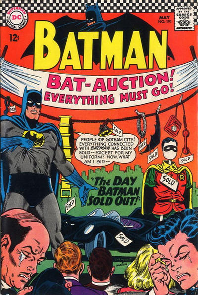 The day Batman sold out!