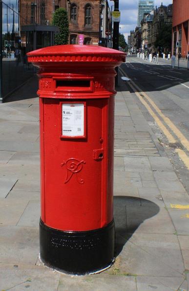Postbox in Manchester, Greater Manchester. PostboxMap.co.uk