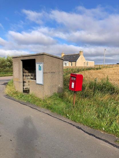 Postbox in John o' Groats, Highland. PostboxMap.co.uk