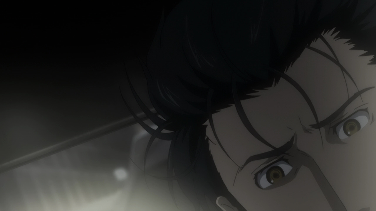 A man (Rintaro) with a worried look on his face.