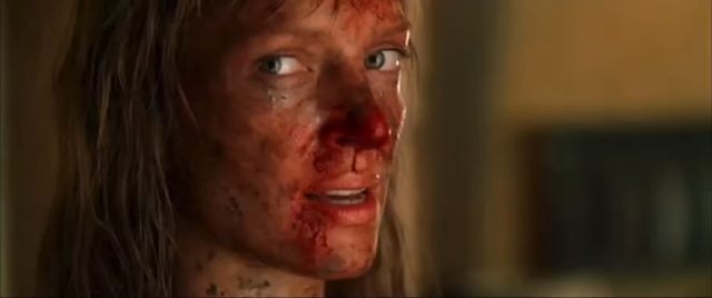 #meme
Clip from “Kill Bill, Vol 2”
B* (a femme presenting light skinned woman with blonde hair, wearing a khaki jacket and jeans, holding a katana) is facing off against Elle. She is spattered liberally with blood
The camera moves to close up and she says
“Guess that makes him a liar, now, don’t it.”