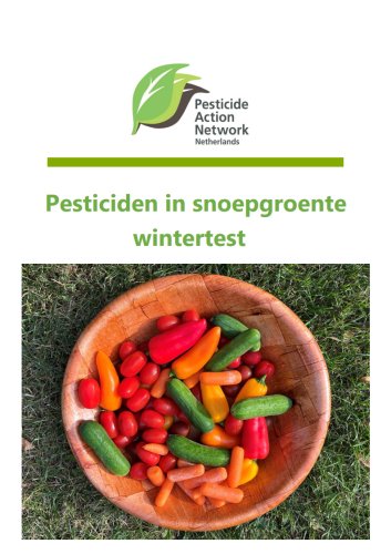 Pesticiden in snoepgroente wintertest