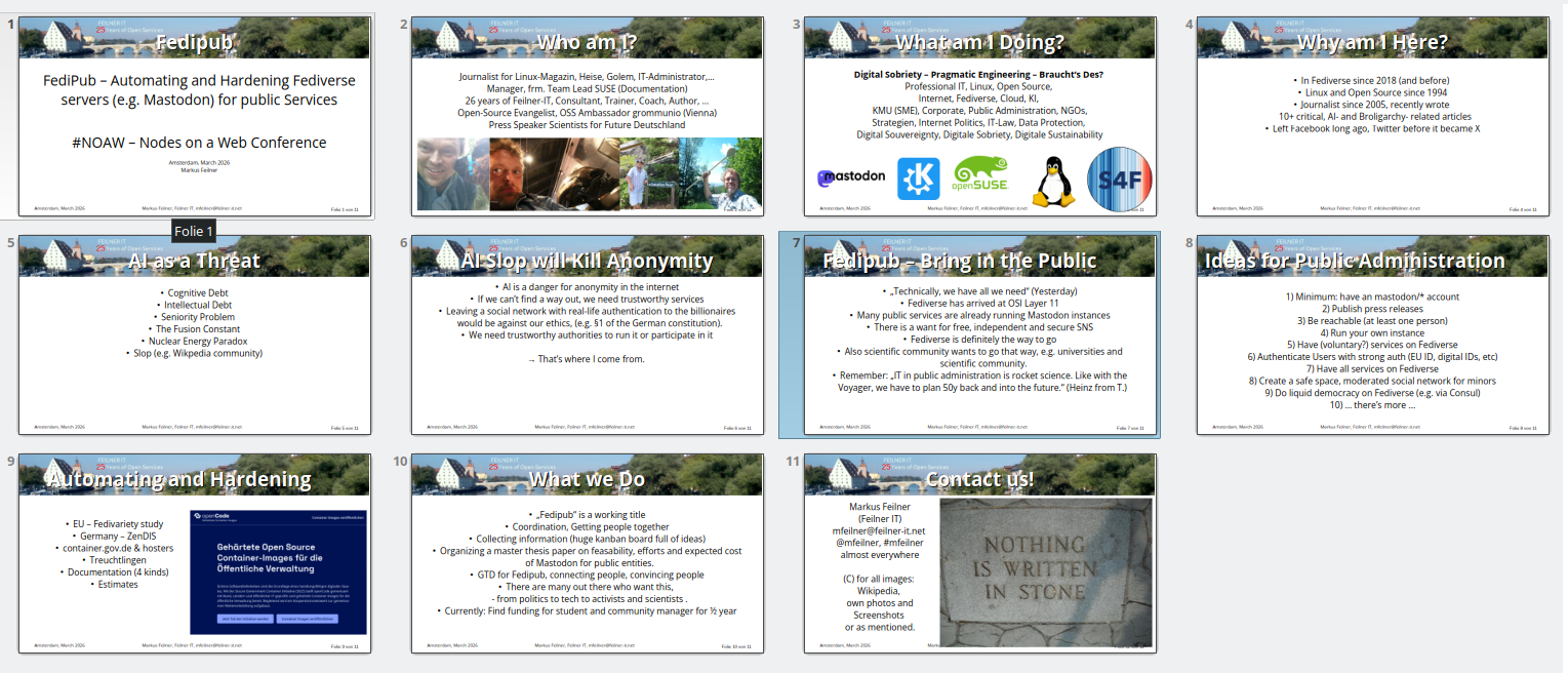 My Lightning Talk for #noaw (slides)