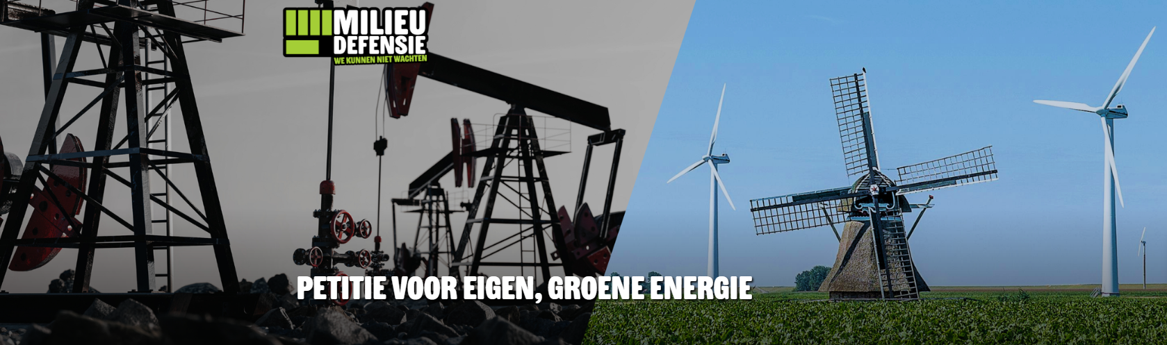 Petitie voor eigen, groene energie