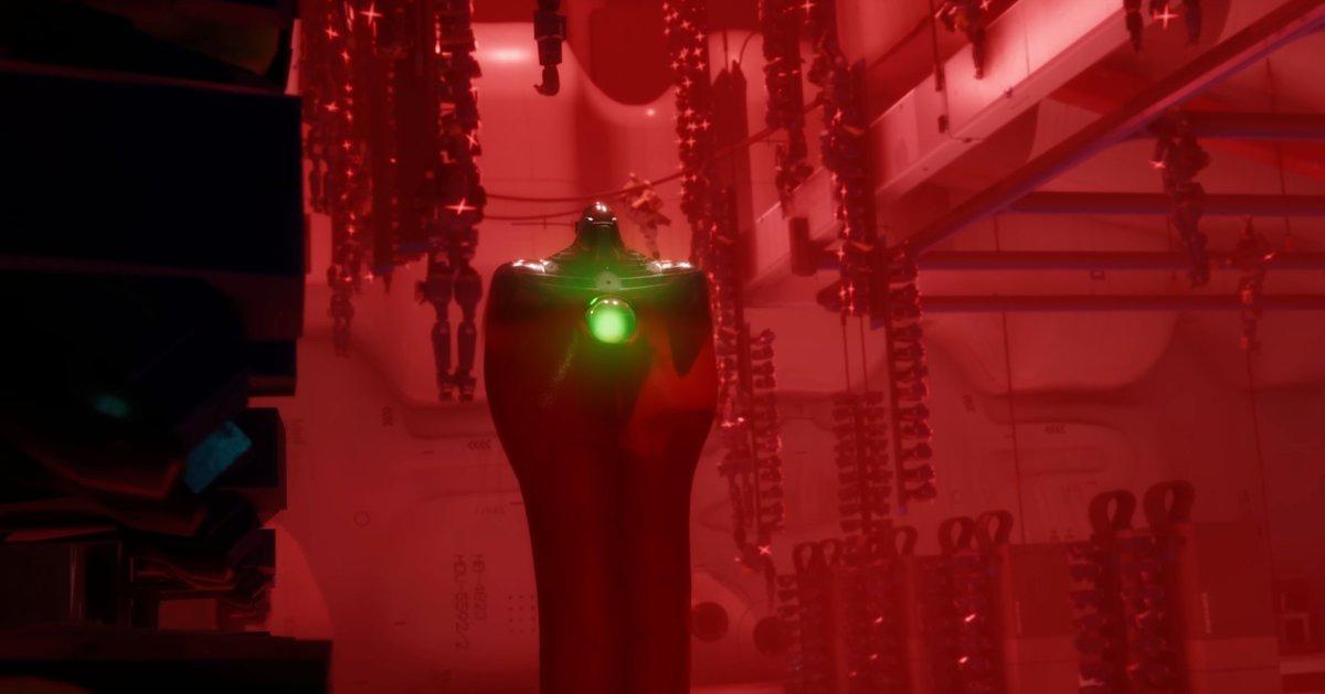 Marketing image of Spht Compiler, cloaked, in red-lit room